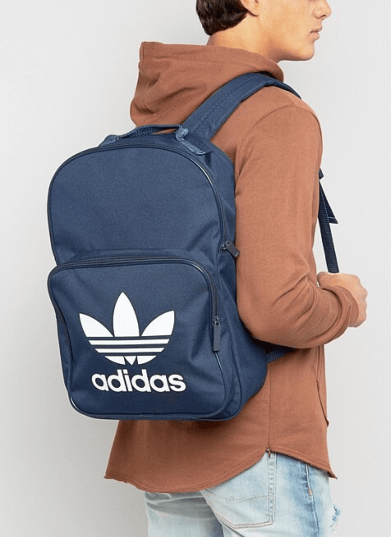 adidas blue trefoil backpack Adidas Originals Trefoil Pocket Backpack