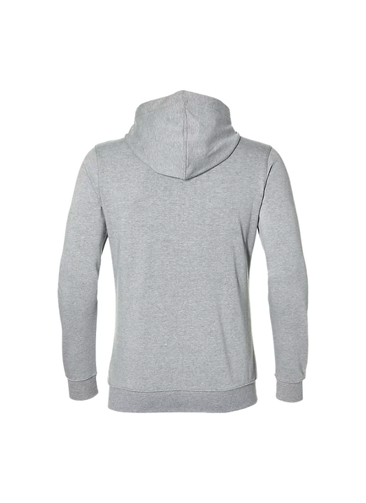 Asics Chest Logo Full-Zip Hoodie - Mid Grey Heather