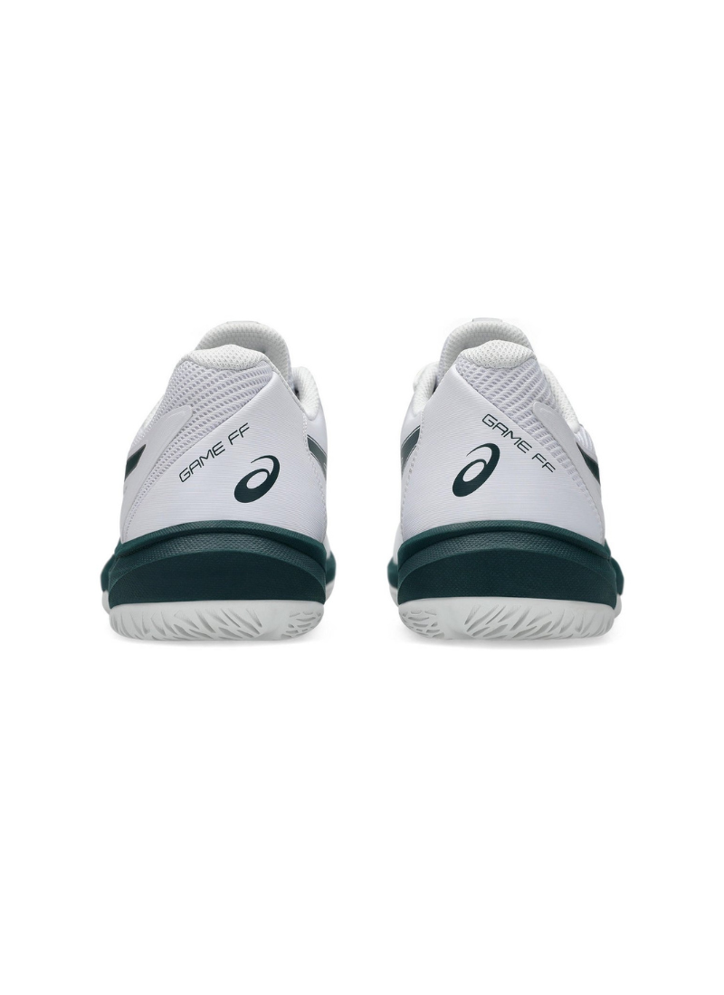 Asics Game FF Men Tennis Shoes - White/Saxon Green