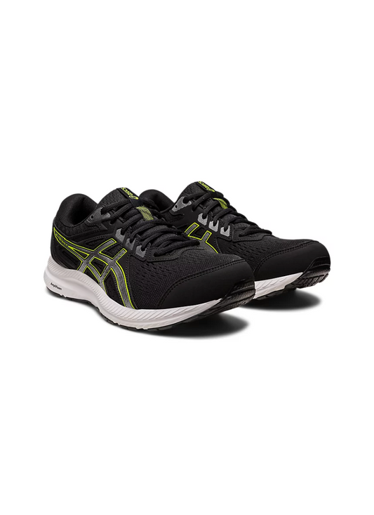Asics Gel-Contend 8 Men Running Shoes - Black/Pure Silver