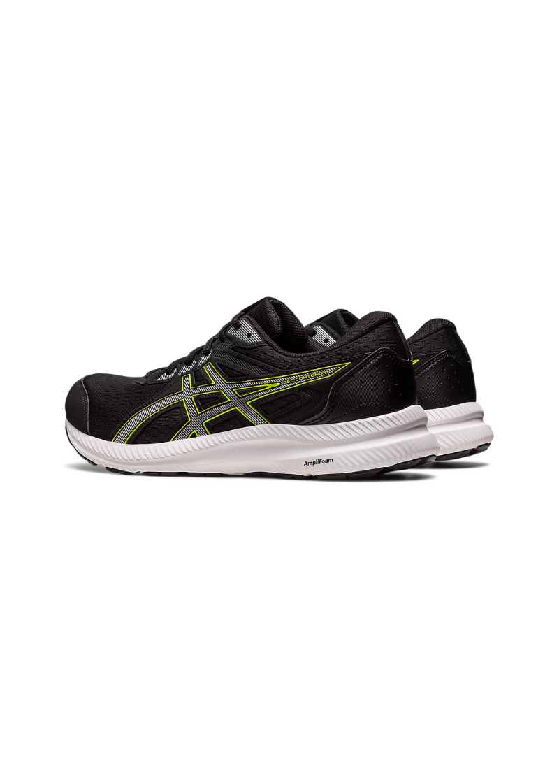 Asics Gel-Contend 8 Men Running Shoes - Black/Pure Silver