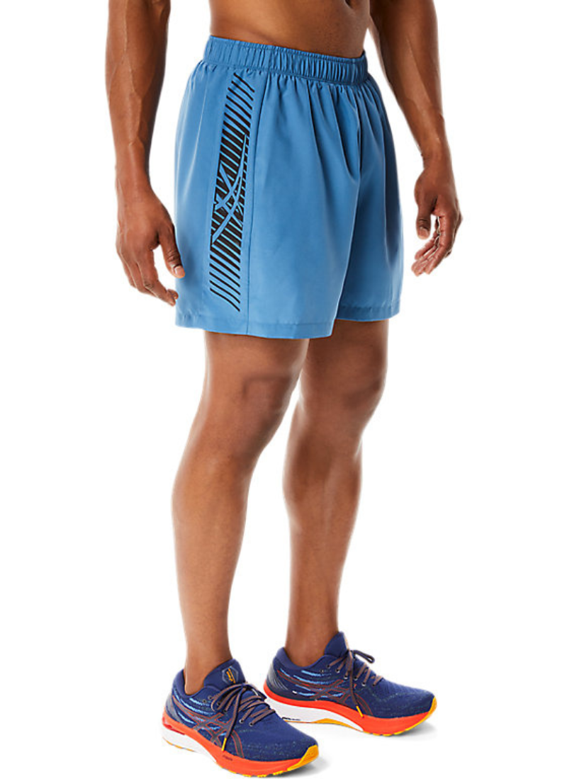 Asics Icon 7in Men's Shorts - Azure/Black
