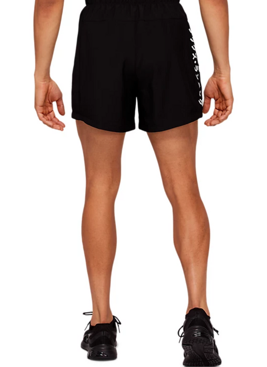 Asics Katakana 5in Men's Shorts - Black/White