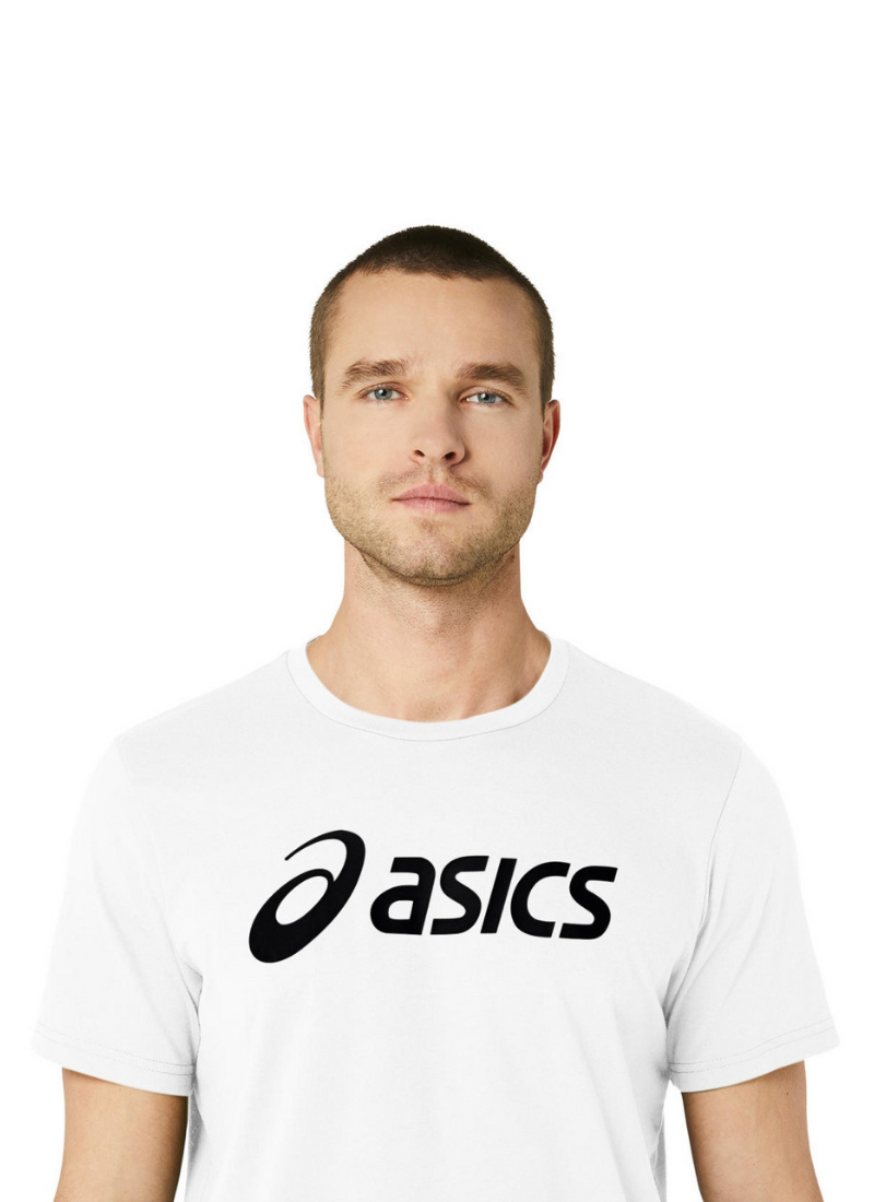 Asics Men's Big Logo Tee - White