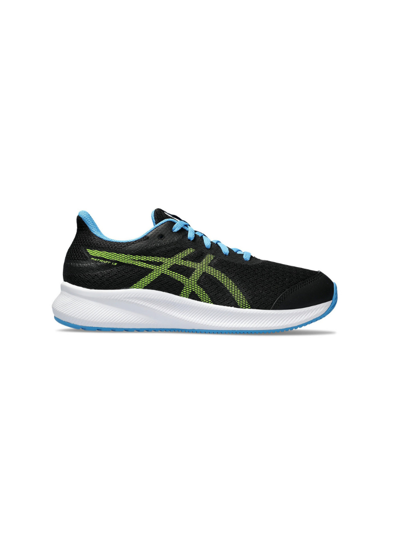 Asics Patriot 13 GS Women Running Shoes - Black/Island Blue