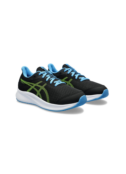Asics Patriot 13 GS Women Running Shoes - Black/Island Blue