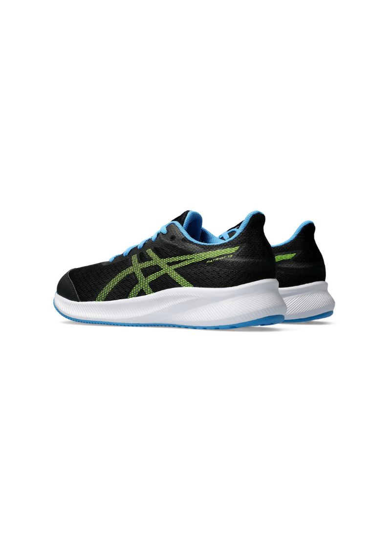 Asics Patriot 13 GS Women Running Shoes - Black/Island Blue