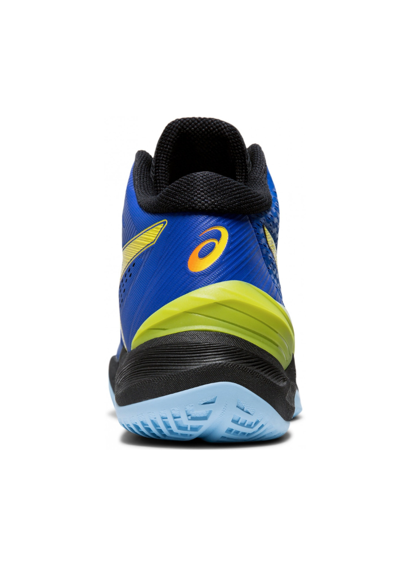 Asics Sky Elite FF Men Volleyball Shoes - Blue/Sour Yuzu