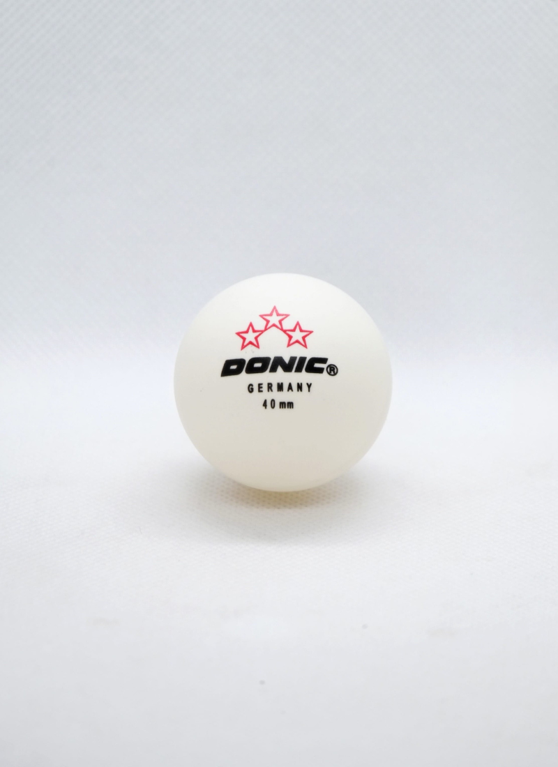 DONIC Germany 3-star white table tennis ball, 40mm