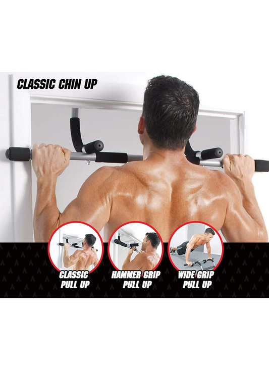 Doorway Removable Pull-Up Bar – Home Gym Full Body Workout