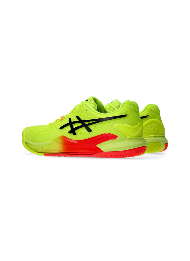 Asics Gel-Resolution 9 Paris Men Tennis Shoes - Safety Yellow/Black