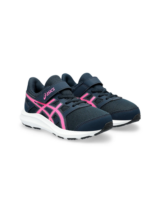 Asics Jolt 4 PS Kids Running Shoes - French Blue/Hot Pink