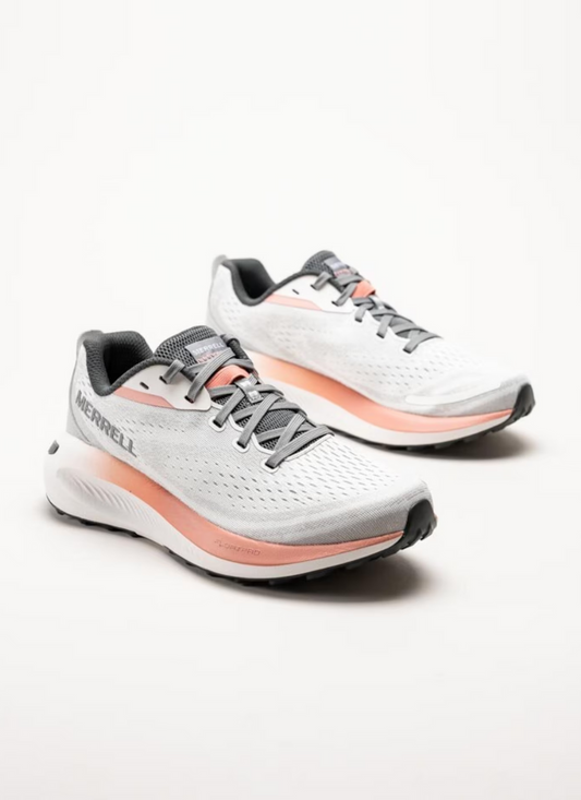 Merrell Morphlite Women Trail Running Shoes - White/Soft Coral