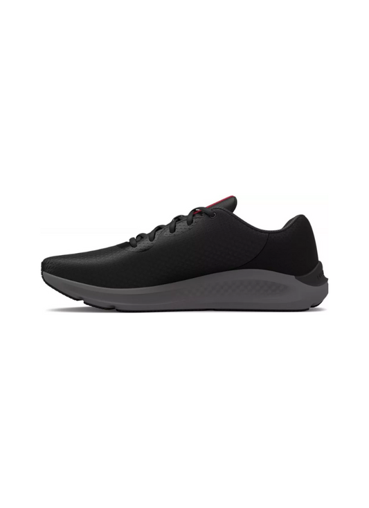 Under Armour Pursuit Charged 3 Men Running Shoes - Metallic Black