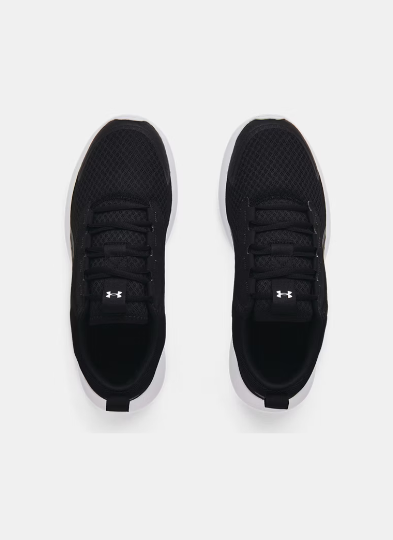 Under Armour Victory 2 Men Running Shoes - Black/White