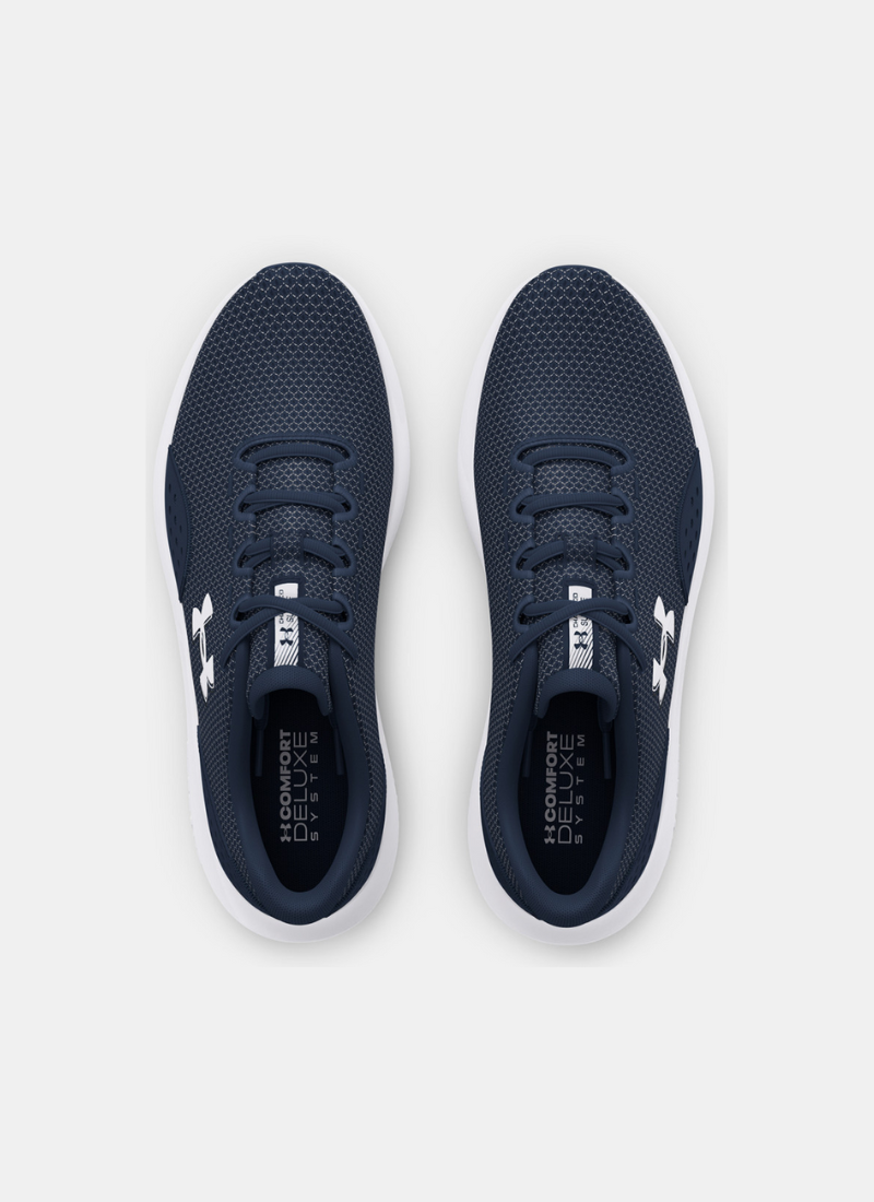 Under Armour Charged Surge 4 Men Running Shoes - Academy/White