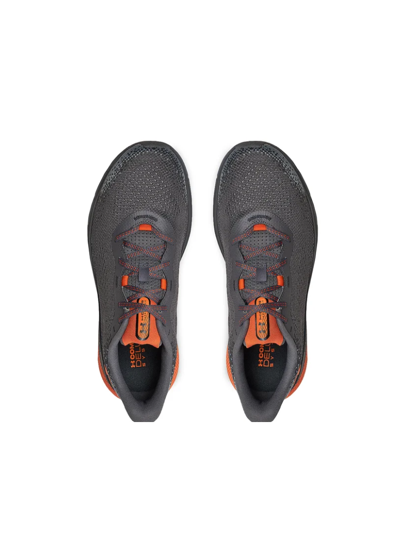 Overhead view of Under Armour HOVR™ Turbulence 2 in grey and orange