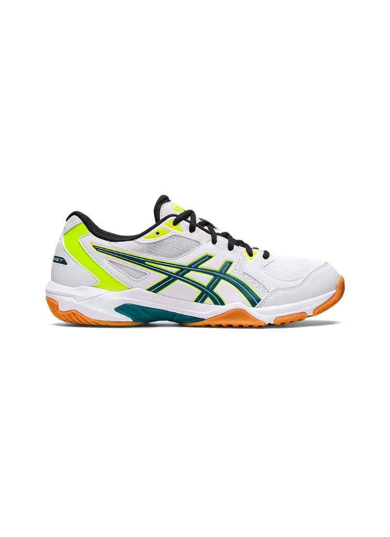 Asics Gel-Rocket 10 Men Tennis - White/Velvet Pine