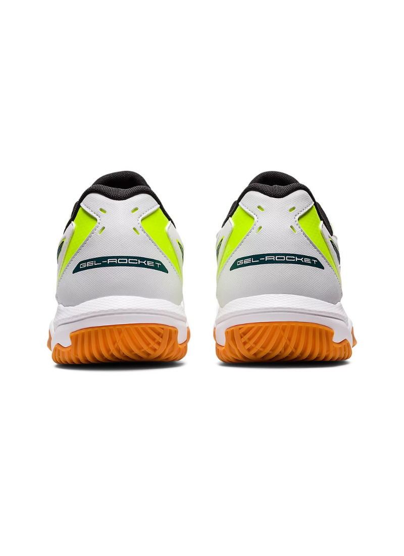 Asics Gel-Rocket 10 Men Tennis - White/Velvet Pine