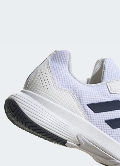 Adidas Gamecourt 2.0 Men Tennis Shoes - Cloud White/Team Navy Blue
