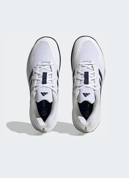 Adidas Gamecourt 2.0 Men Tennis Shoes - Cloud White/Team Navy Blue