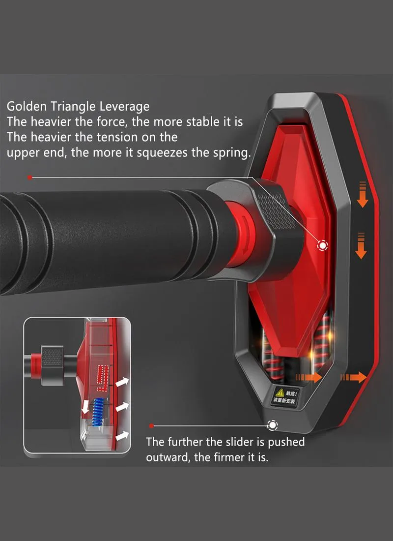 Pull-up bar built-in anti-reverse gear lock mechanism close-up