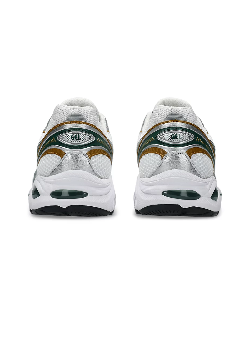 Asics GT-2160 Men Sportstyle Sneakers – White/Grove, rear view, against a white background