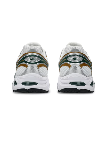 Asics GT-2160 Men Sportstyle Sneakers – White/Grove, rear view, against a white background