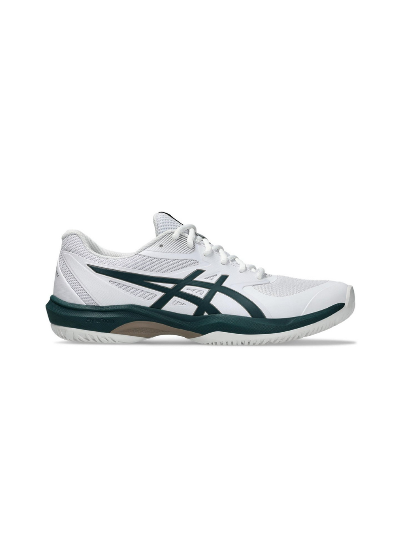 Asics Game FF Men Tennis Shoes - White/Saxon Green