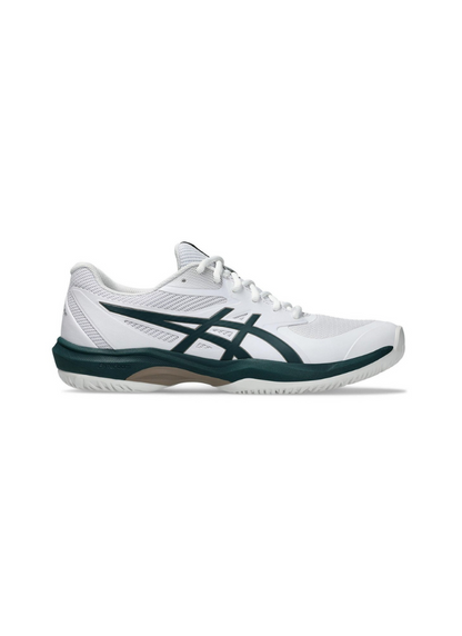 Asics Game FF Men Tennis Shoes - White/Saxon Green