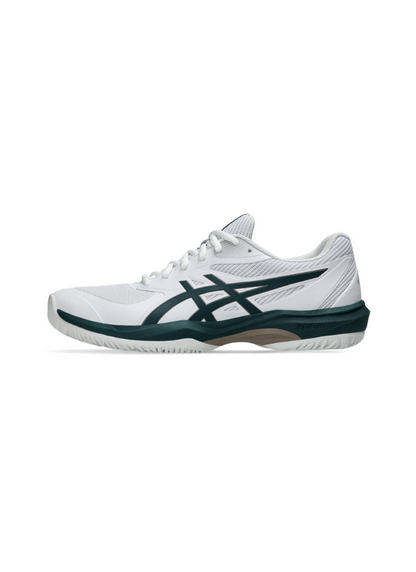Asics Game FF Men Tennis Shoes - White/Saxon Green