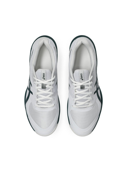 Asics Game FF Men Tennis Shoes - White/Saxon Green