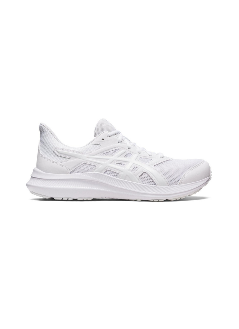 White running shoe on a white background