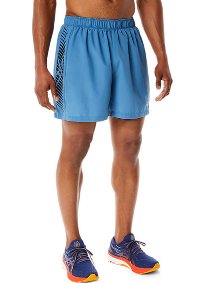 Asics Icon 7in Men's Shorts - Azure/Black