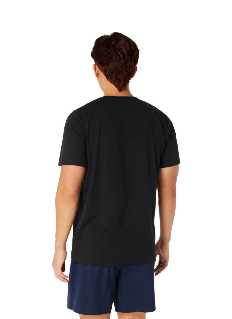 Asics Men's Big Logo Tee - Black/White