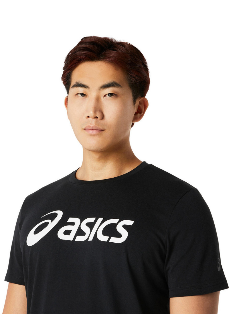 Asics Men's Big Logo Tee - Black/White