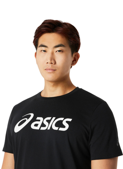 Asics Men's Big Logo Tee - Black/White