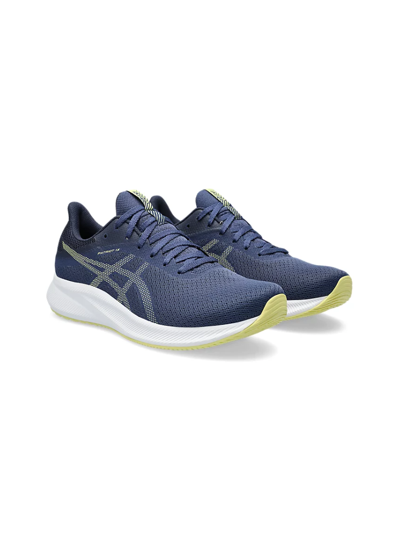 Asics Patriot 13 Men Running Shoes - Deep Ocean/Glow Yellow