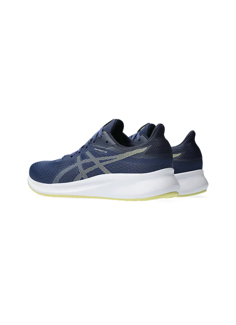Asics Patriot 13 Men Running Shoes - Deep Ocean/Glow Yellow