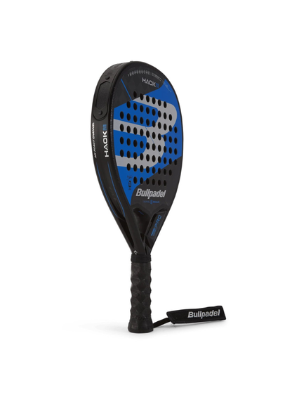 Padel racket with 'Bullpadel' branding on a white background