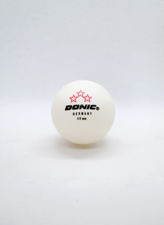 DONIC Germany 3-star white table tennis ball, 40mm