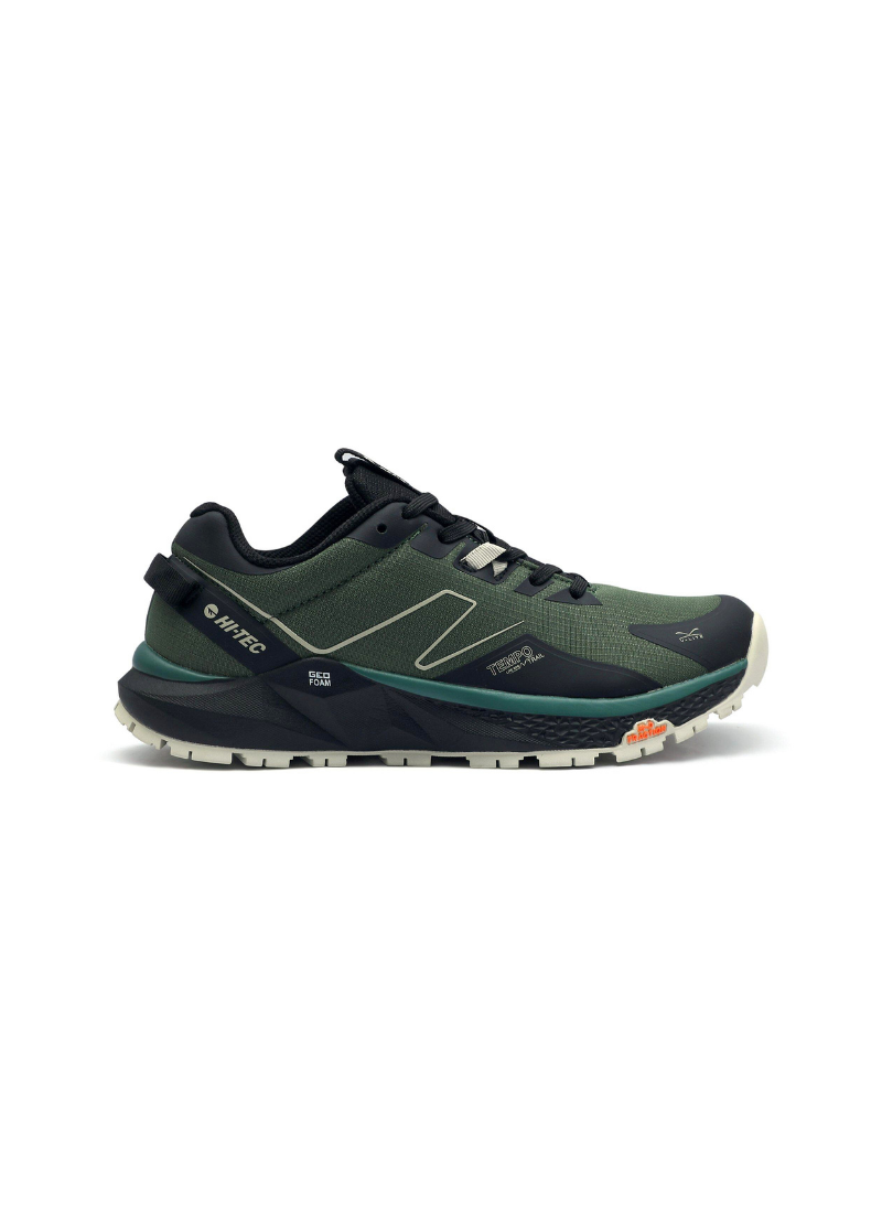 Hi-Tec Geo Tempo Men’s Trail Running – Black/Green/Beige