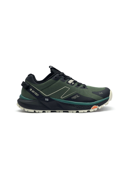 Hi-Tec Geo Tempo Men’s Trail Running – Black/Green/Beige