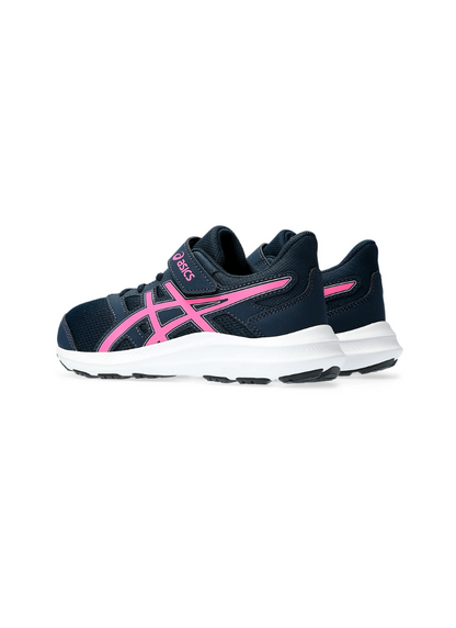 Asics Jolt 4 PS Kids Running Shoes - French Blue/Hot Pink