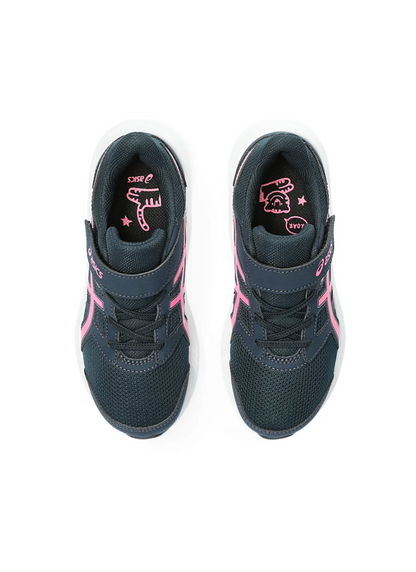 Asics Jolt 4 PS Kids Running Shoes - French Blue/Hot Pink