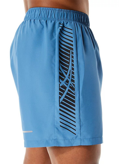 Asics Icon 7in Men's Shorts - Azure/Black