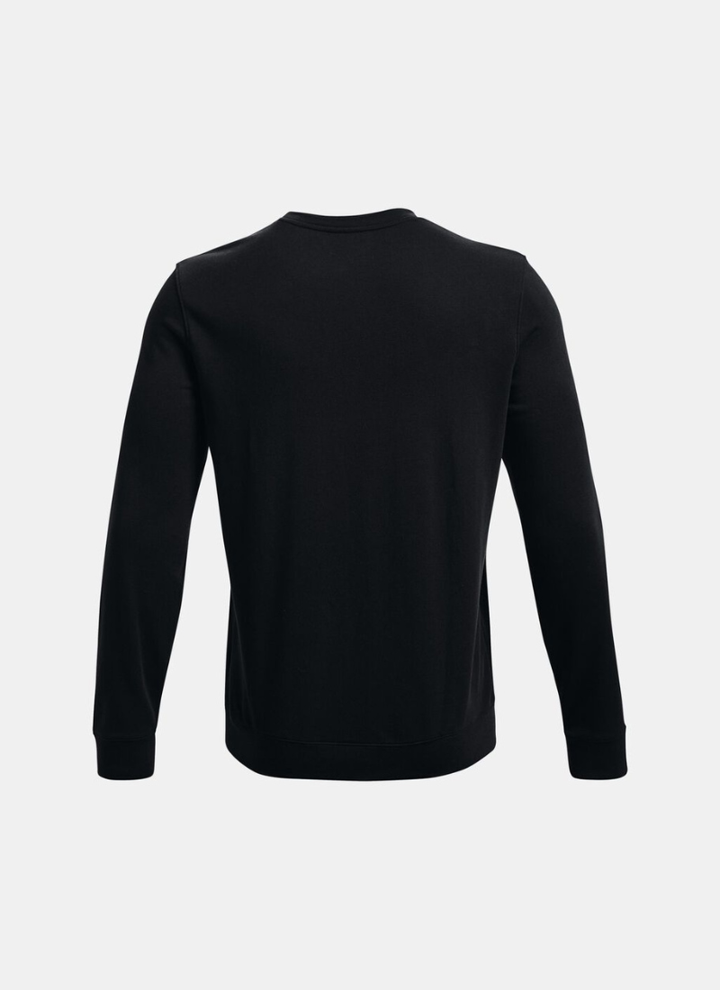 Back view of a Black long-sleeve shirt on a white background