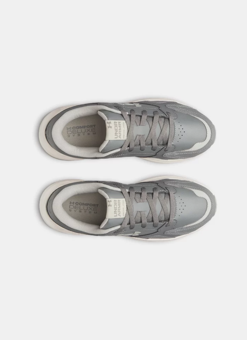 Under Armour Edge Leather Men’s Training Shoes - Clay Green/Summit White