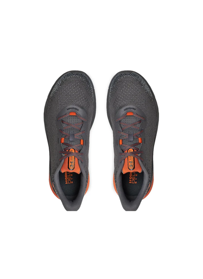 Overhead view of Under Armour HOVR™ Turbulence 2 in grey and orange