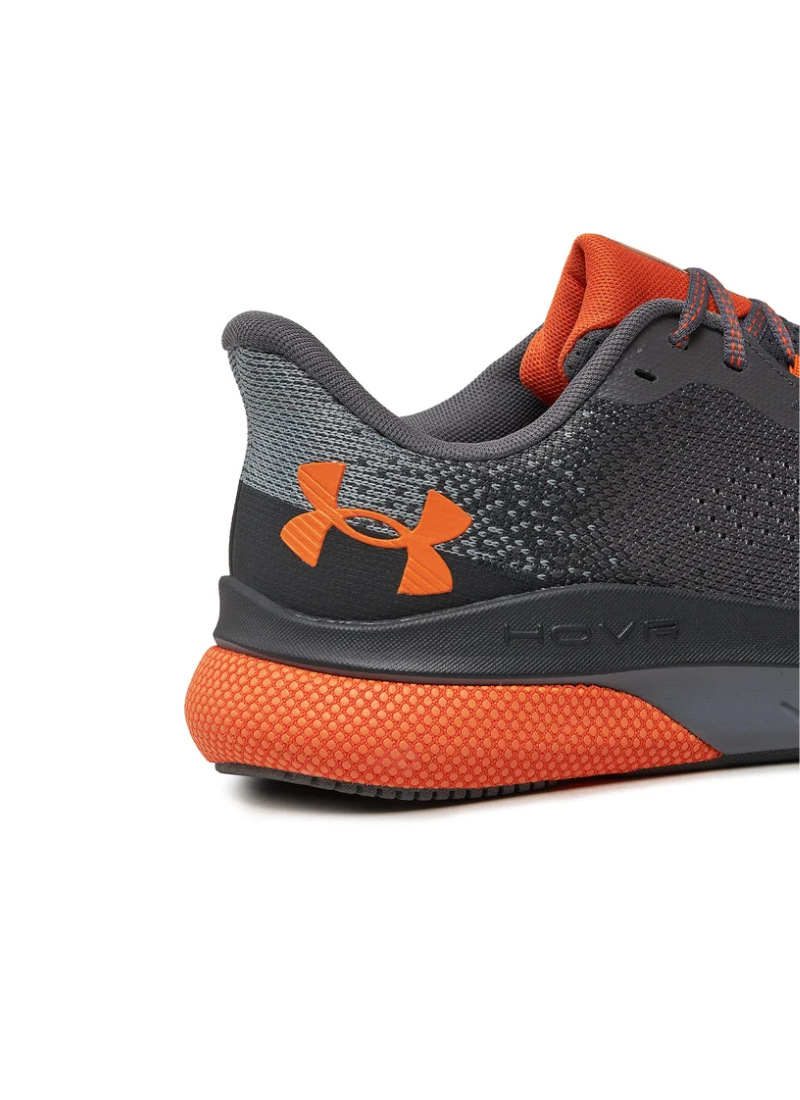 Close view of Under Armour HOVR™ Turbulence 2 in grey and orange
